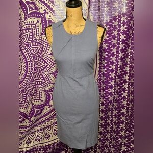 Banana Republic Elegant Blue Gray Midi Dress